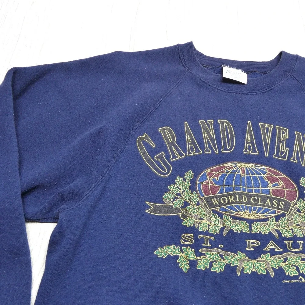 VINTAGE Santee Sweats by Puma‎ Sweatshirt Size L Grand Avenue St. Paul Minnesota